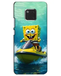 Чехол для Huawei Mate 20 (HMA-L09, HMA-L29) с картинкой «Спанч Боб на гидроцикле» Чехол для Huawei Mate 20 (HMA-L09, HMA-L29) с картинкой «Спанч Боб на гидроцикле»