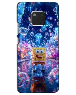 Чехол для Huawei Mate 20 (HMA-L09, HMA-L29) с картинкой «Неоновый океан»