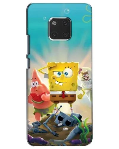Чехол для Huawei Mate 20 (HMA-L09, HMA-L29) с картинкой «Спанч Боб победитель»