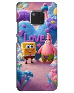 Чехол для Huawei Mate 20 (HMA-L09, HMA-L29) с картинкой «Губка Боб Патрик»