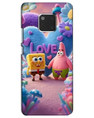 Чехол для Huawei Mate 20 (HMA-L09, HMA-L29) с картинкой «Губка Боб Патрик»