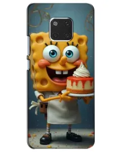 Чехол для Huawei Mate 20 (HMA-L09, HMA-L29) с картинкой «Повар Спанч Боб»