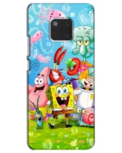 Чехол для Huawei Mate 20 (HMA-L09, HMA-L29) с картинкой «Губка Боб и друзья» Чехол для Huawei Mate 20 (HMA-L09, HMA-L29) с картинкой «Губка Боб и друзья»