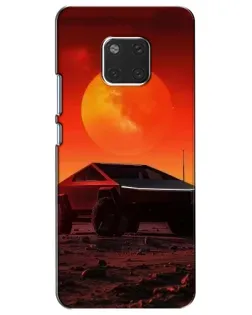 Чехол для Huawei Mate 20 (HMA-L09, HMA-L29) с картинкой «Cybertruck на Марсе»