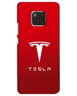 Чехол для Huawei Mate 20 (HMA-L09, HMA-L29) с картинкой «Tesla Red Classic»