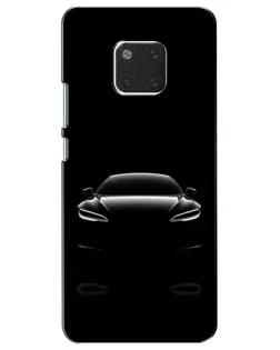 Чехол для Huawei Mate 20 (HMA-L09, HMA-L29) с картинкой «Силуэт Tesla Night»
