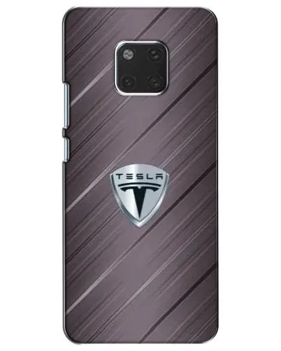 Чехол для Huawei Mate 20 (HMA-L09, HMA-L29) с картинкой «Металлическая текстура Tesla» Чехол для Huawei Mate 20 (HMA-L09, HMA-L29) с картинкой «Металлическая текстура Tesla»