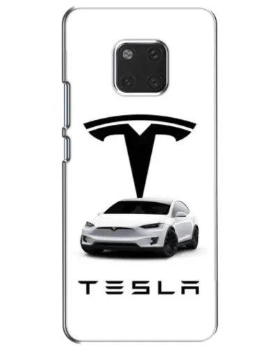 Чехол для Huawei Mate 20 (HMA-L09, HMA-L29) с картинкой «Tesla White Style» Чехол для Huawei Mate 20 (HMA-L09, HMA-L29) с картинкой «Tesla White Style»