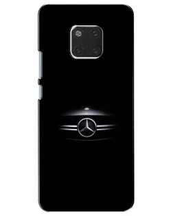 Чехол для Huawei Mate 20 (HMA-L09, HMA-L29) с картинкой «Mercedes — абстрактные линии»