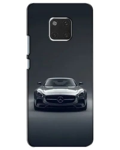 Чехол для Huawei Mate 20 (HMA-L09, HMA-L29) с картинкой «Mercedes на черном»
