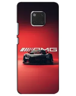Чехол для Huawei Mate 20 (HMA-L09, HMA-L29) с картинкой «Mercedes AMG — красная линия»