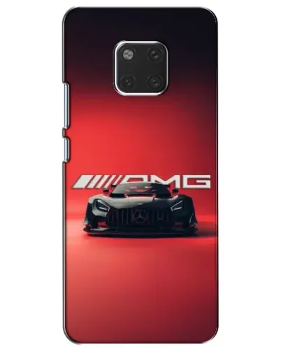 Чехол для Huawei Mate 20 (HMA-L09, HMA-L29) с картинкой «Mercedes AMG — красная линия»