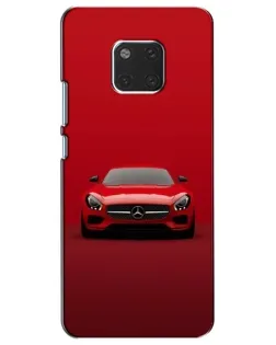 Чехол для Huawei Mate 20 (HMA-L09, HMA-L29) с картинкой «Красный Mercedes AMG»