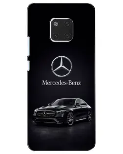 Чехол для Huawei Mate 20 (HMA-L09, HMA-L29) с картинкой «Mercedes — решетка радиатора»