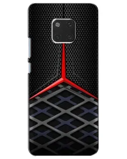 Чехол для Huawei Mate 20 (HMA-L09, HMA-L29) с картинкой «Mercedes Carbon Grid»