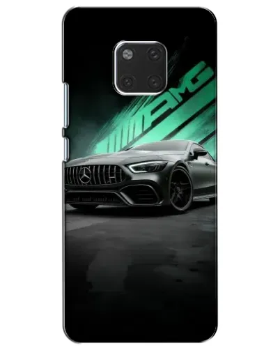 Чехол для Huawei Mate 20 (HMA-L09, HMA-L29) с картинкой «Темный Mercedes AMG»