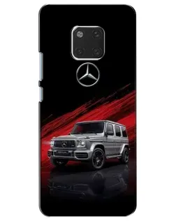 Чехол для Huawei Mate 20 (HMA-L09, HMA-L29) с картинкой «Mercedes G-Class красный»