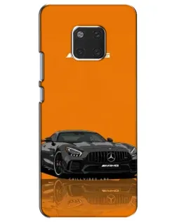 Чехол для Huawei Mate 20 (HMA-L09, HMA-L29) с картинкой «Оранжевый Mercedes AMG»