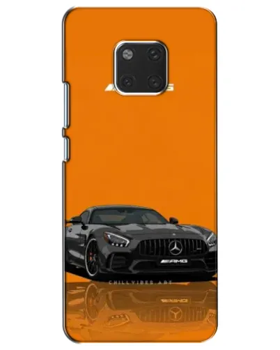 Чехол для Huawei Mate 20 (HMA-L09, HMA-L29) с картинкой «Оранжевый Mercedes AMG»