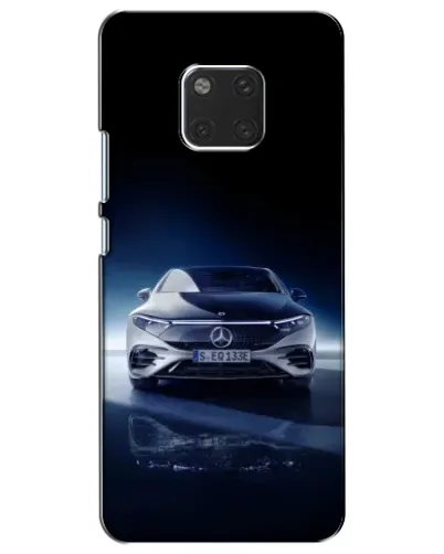 Чехол для Huawei Mate 20 (HMA-L09, HMA-L29) с картинкой «Ночной Mercedes EQ»