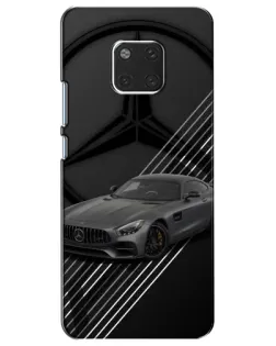 Чехол для Huawei Mate 20 (HMA-L09, HMA-L29) с картинкой «Mercedes AMG — графика»