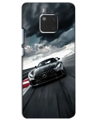 Чехол для Huawei Mate 20 (HMA-L09, HMA-L29) с картинкой «Гоночный Mercedes AMG»