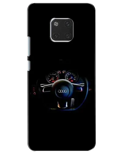 Чехол для Huawei Mate 20 (HMA-L09, HMA-L29) с картинкой «Салон Audi — руль»