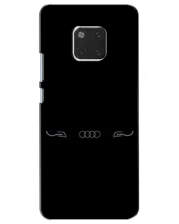 Чехол для Huawei Mate 20 (HMA-L09, HMA-L29) с картинкой «Audi — световой подпись»
