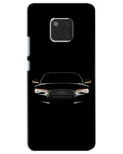 Чехол для Huawei Mate 20 (HMA-L09, HMA-L29) с картинкой «Audi — ночной контур»