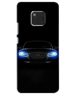 Чехол для Huawei Mate 20 (HMA-L09, HMA-L29) с картинкой «Audi в неоне»