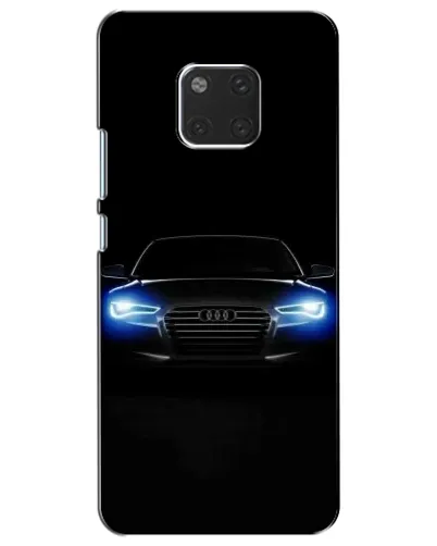 Чехол для Huawei Mate 20 (HMA-L09, HMA-L29) с картинкой «Audi в неоне»