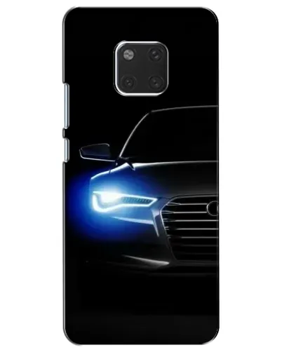 Чехол для Huawei Mate 20 (HMA-L09, HMA-L29) с картинкой «Неоновый взгляд Audi»