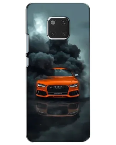 Чехол для Huawei Mate 20 (HMA-L09, HMA-L29) с картинкой «Audi в облаках дыма»