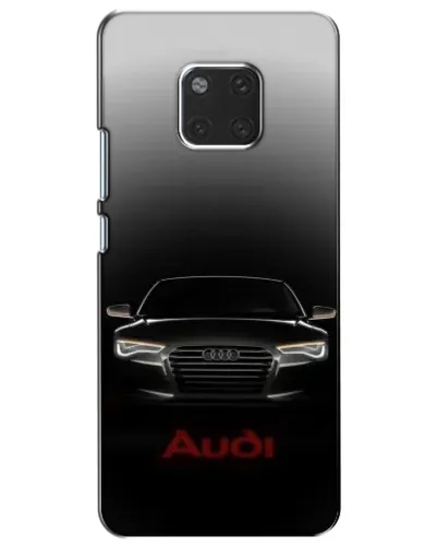 Чехол для Huawei Mate 20 (HMA-L09, HMA-L29) с картинкой «Audi — градиентный контур»