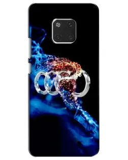 Чехол для Huawei Mate 20 (HMA-L09, HMA-L29) с картинкой «Энергия лого Audi»