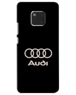 Чехол для Huawei Mate 20 (HMA-L09, HMA-L29) с картинкой «Audi — золотой логотип»