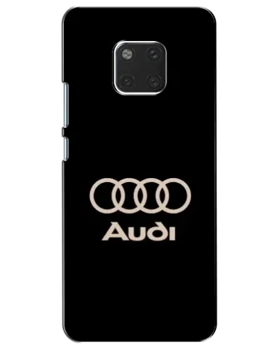 Чехол для Huawei Mate 20 (HMA-L09, HMA-L29) с картинкой «Audi — золотой логотип»