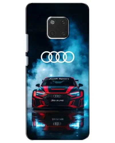 Чехол для Huawei Mate 20 (HMA-L09, HMA-L29) с картинкой «Audi Sport — неон»