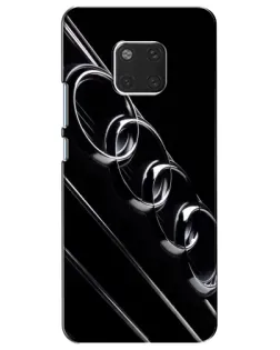 Чехол для Huawei Mate 20 (HMA-L09, HMA-L29) с картинкой «Audi — абстрактные кольца»