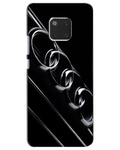 Чехол для Huawei Mate 20 (HMA-L09, HMA-L29) с картинкой «Audi — абстрактные кольца»