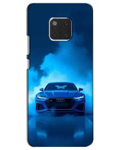 Чехол для Huawei Mate 20 (HMA-L09, HMA-L29) с картинкой «Audi — голубая энергия»