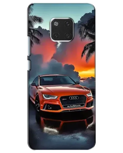 Чехол для Huawei Mate 20 (HMA-L09, HMA-L29) с картинкой «Audi — закат»
