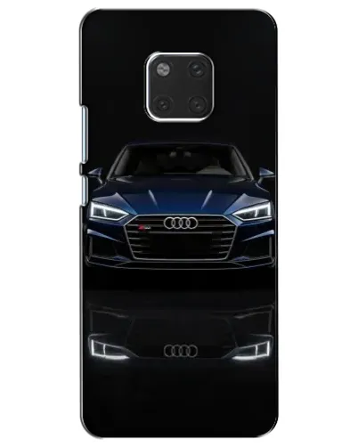 Чехол для Huawei Mate 20 (HMA-L09, HMA-L29) с картинкой «Audi — ночное отражение»