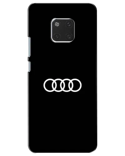 Чехол для Huawei Mate 20 (HMA-L09, HMA-L29) с картинкой «Audi White Logo»