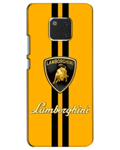 Чехол для Huawei Mate 20 (HMA-L09, HMA-L29) с картинкой «Lamborghini Stripe желтый»