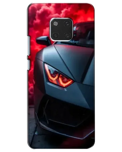 Чехол для Huawei Mate 20 (HMA-L09, HMA-L29) с картинкой «Lamborghini красное сияние»