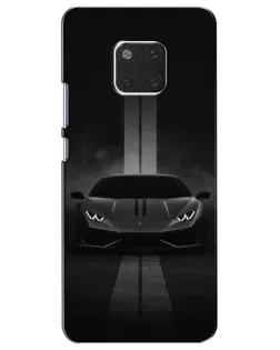 Чехол для Huawei Mate 20 (HMA-L09, HMA-L29) с картинкой «Lamborghini симметрия дорог»