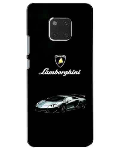 Чехол для Huawei Mate 20 (HMA-L09, HMA-L29) с картинкой «Логотип Lamborghini классика»