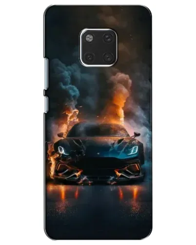 Чехол для Huawei Mate 20 (HMA-L09, HMA-L29) с картинкой «Lamborghini дымная эстетика»