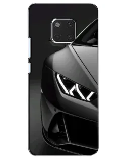 Чехол для Huawei Mate 20 (HMA-L09, HMA-L29) с картинкой «Lamborghini фары детализация»